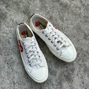 Converse X Comme Des Garçon Chuck Taylor, size M5/W7 (fits  big)